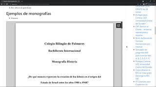 Ejemplos de Monografías IB cortas hechas en Word y PDF httpsaelyexcomf54 [upl. by Ynattyrb]