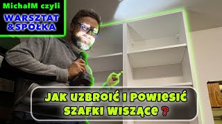 Jak uzbroić i powiesić szafki wiszące  Docinanie HDF  Montaż zawieszek  wieszanie szafek [upl. by Benilda653]