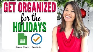 Get Organized for the Holidays with Toodledo and Google Sheets [upl. by Rusty]