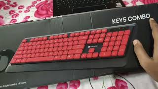 Portronics Key5 Combo Wireless Keyboard amp Mouse Set  Review Video 2022 [upl. by Nonnag653]