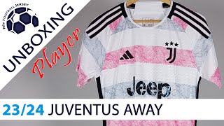 Juventus Away Jersey 2324 Bremer JJSport Player Version Unboxing Review [upl. by Agnesse]