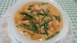 quotGinataang Sitaw at Kalabasaquot squash and stringbeans in coconut milk [upl. by Pernick]