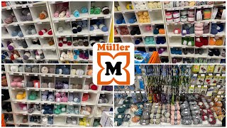 MÜLLER HAUL 🧶XXL Wolle Garn 😍 Wow 😳 damit habe ich nicht gerechnet  Marycrochet [upl. by Ailsa298]