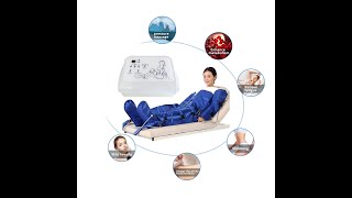 Blue Pressotherapy Lymphatic Drainage Device with 16 Air Bags [upl. by Attalie]