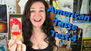 American Food Taste Test  4 Red Hots [upl. by Oilenroc211]