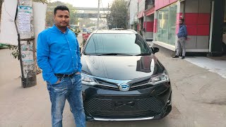 Toyota Fielder 2018 WXB Hybrid Black Colour  Bangla review  City Ride  abdulrazzaki [upl. by Orferd]