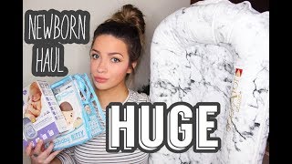 HUGE Baby Haul  Newborn Must Haves Baby Shower Gifts amp More [upl. by Inele]