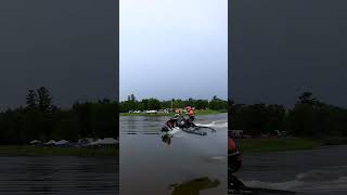 grantsburg watercross snowmobile fpv fpvdrone [upl. by Aitenev]