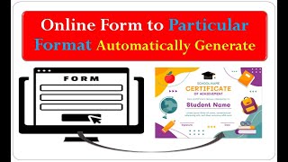 online form to data submit than than Particular automatically certificate generate and pdf download [upl. by Horten980]