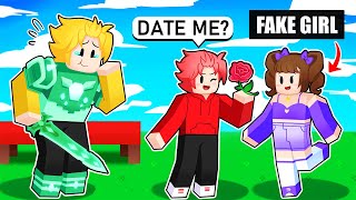 I Set My Little Brother Up On A FAKE DATE Roblox Bedwars [upl. by Einnaj]