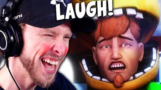 FNAF TRY NOT TO LAUGH FUNNY HAHA VIDEO [upl. by Yellhsa120]