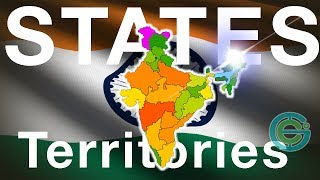 The States  territories of India EXPLAINED Geography Now [upl. by Ardelia]