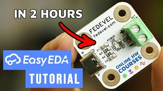 Easy amp Quick EasyEDA Tutorial  USBC Power Supply Design  Box in 2 Hours [upl. by Elaynad170]