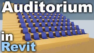 Auditorium in Revit Tutorial [upl. by Faus]