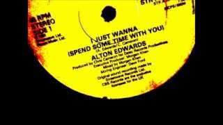 Alton Edwards  Just wanna spend some time with you 1981 12quot SoulDance classic [upl. by Maiocco]