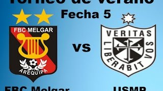 FBC Melgar vs USMP  Copa Movistar Torneo de verano  Fecha 5  2017  EN VIVO [upl. by Cathlene]