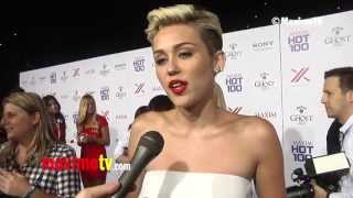 Miley Cyrus on Being Number 1 on 2013 MAXIM TOP 100 Worlds Most Beautiful Women List [upl. by Anahgem]