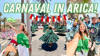 CARNAVAL IN ARICA CHILE  Royal Caribbeans ULTIMATE WORLD CRUISE for 274 NIGHTS [upl. by Ymme]