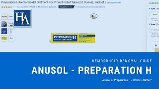 Anusol or Preparation H  Which Is Better Discover the Truth [upl. by Akemrej]