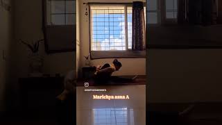 How to do marichya asna A ashtangavinyasa ashtangavinyasayoga marichyasana [upl. by Fredia]