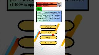 Problem 63 Calculate the energy stored in the parallelplate capacitor described [upl. by Yila]