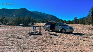 Free camper van camping near Buenavista Colorado USA [upl. by Chao]