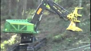 Feller Buncher John Deere 959J [upl. by Schumer]