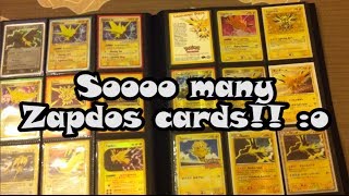 Zapdos Card Collection [upl. by Nilved890]