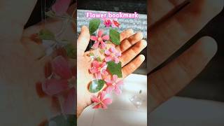 Diy viral flower bookmark 🔖💐shortsvideo diy song ytshorts easyhandmade [upl. by Rehpotsihrc]