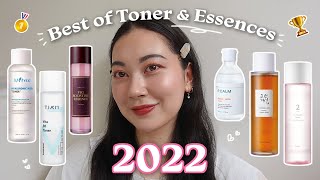 Best TonersEssences of 2022 KBeauty amp JBeauty Skincare Faves [upl. by Adnwahsal]