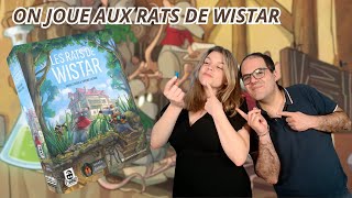 Règles Et Partie  ON JOUE AUX RATS DE WISTAR  Jeu De Société  Intrafin [upl. by Esalb]