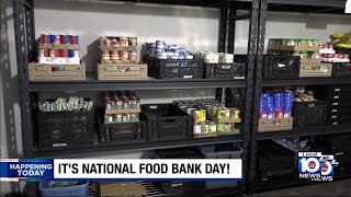 Friday marks National Food Bank Day [upl. by Marlyn]