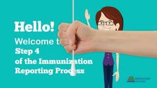 Immunization Reporting Process Step 4 Send the First Report [upl. by Ahsema]