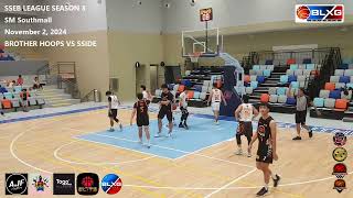 SSEB LEAGUE SEASON 3  SM SOUTHMALL  BROTHER HOOPS VS SSIDE November 2 2024 [upl. by Cirted]