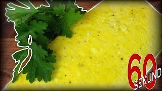 OMLET z Woreczka w 60 SEKUND  Rolled Omelet ENG SUB [upl. by Anyk532]