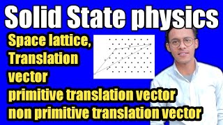 Solid state physicslecture1 introduction space lattice translation vector [upl. by Hieronymus]