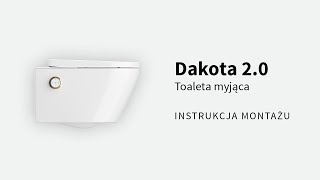 Toaleta myjąca Dakota 20 Instrukcja montażu [upl. by Monson]