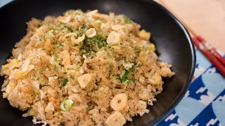 Garlic Fried Rice with secret ingredient  Japanese Recipe [upl. by Raney]