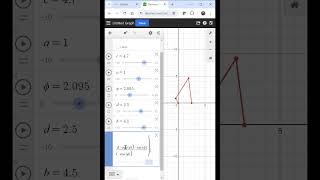 Use GXWeb to create a 4 bar linkage in Desmos [upl. by Annairda]