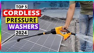 To 5 Best Cordless Pressure Washers 2024 [upl. by Hesler]