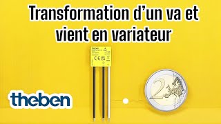 Transformation d’un va et vient en variateur rapide avec le DIMAX 540 plus B [upl. by Eniledam58]