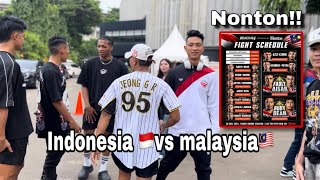 NONTON PERTANDINGAN BERSEJARAH INDONESIA🇮🇩vs MALAYSIA🇲🇾  KALIAN ALL IN SIAPA [upl. by Eran]