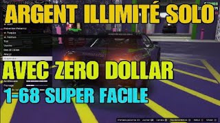 GLITCH ARGENT ILLIMITÉ SOLO PS4 PS5 TOUJOURS FONCTIONNELLE Gta 5 online [upl. by Llevron]