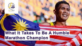 A Humble Marathon Champion  Marathon Tips For First Timers [upl. by Ahsilahs]