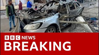 7 members of Hamas leader’s family killed in Israeli airstrike  BBC News [upl. by Ranee41]