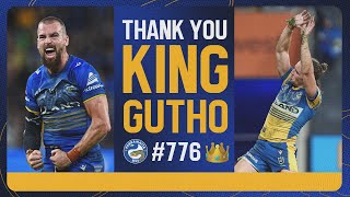 👑 THANK YOU GUTHO  Farewell to THE KING Clint Gutherson  Parramatta Eels [upl. by Nahshon964]