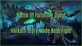 Battle Of Forinthry Quest amp Vorkath Story Mode Boss Fight [upl. by Adliw769]