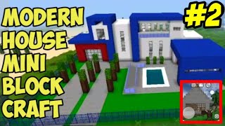 MODERN HOUSE MINI BLOCK CRAFT 2 [upl. by Garihc]