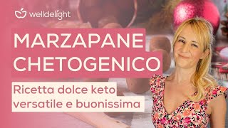 MARZAPANE CHETOGENICO  Ricetta dolce keto versatile e buonissima 😋 [upl. by Esereht133]