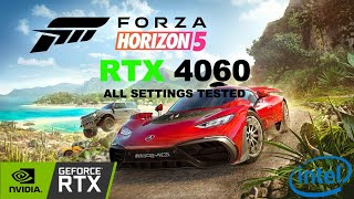 Forza Horizon 5  RTX 4060  Intel i512400f  1080p all settings [upl. by Aleetha]